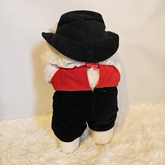 Vintage Trappers White Bear Plush Shirt Pants Hat Boots Stuffed Animal 11" - Picture 4 of 6